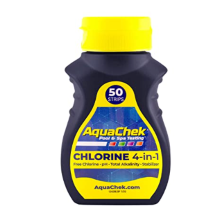 Water Testing Products Aquachek TEST STRIP: 4 in 1 CHLORINE (390)