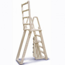 48-54 POOL WARM GRY A-FRAME LADDER