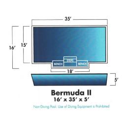 Bermuda II 16 x 35