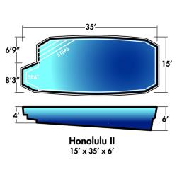 Honolulu II 15 x 35