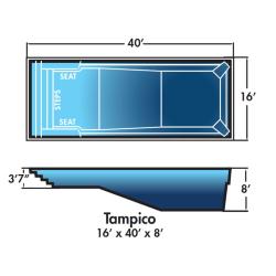 Tampico 16 x 40