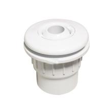1-1/2in Socket x 2in Spigot Gray Fiberglass Wall Fitting and Flush Eyeball