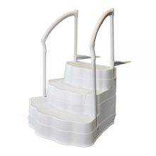 OASIS IN-GROUND STEP C/W 2 PVC HANDRAILS