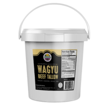 Premium Rendered Wagyu Beef Tallow Tub (1.5lb)