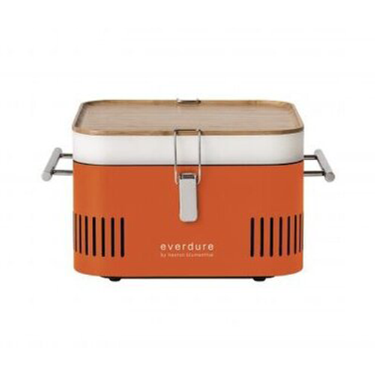 CUBE CHARCOAL BBQ-ORANGE