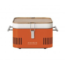 CUBE CHARCOAL BBQ-ORANGE