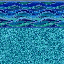 Island Wave Tile<br> Island Blue Floor