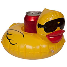 INFLATEABLE DUCK CUP HOLDER