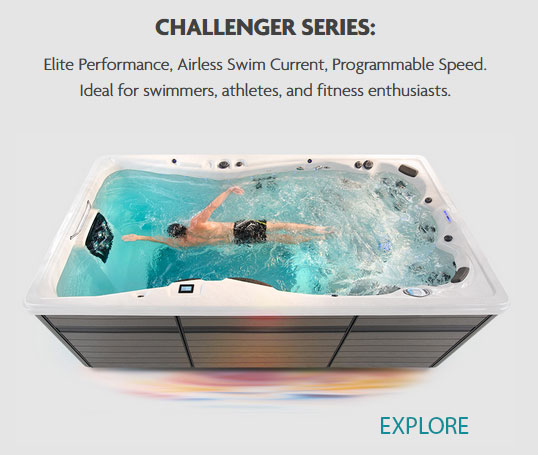 H2X Fitness Swim Spas Challenger Series