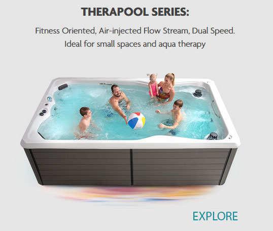 H2X Fitness Swim Spas Therapool Series