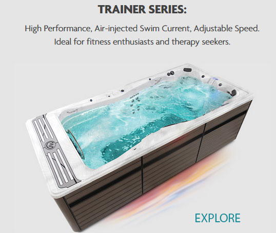 H2X Fitness Swim Spas Trainer Series