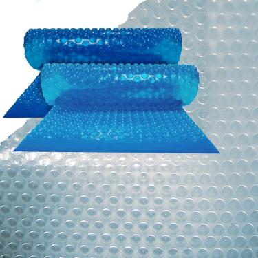 12x24 Oval AG Solar Blanket - 3yr Blue 8mil