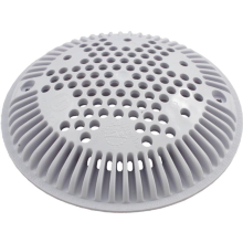 8in Main Drain Cover - White