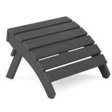Outdoor Furniture OWOW OWOW Adirondack Footrest - Dark Gray (2-611GY)