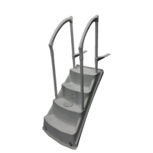 Above Ground Pool Steps Innovaplas ROYALE II STEP GRAY (GR-2020-S-B)