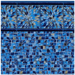 Sapphire Burst Vinyl Liner