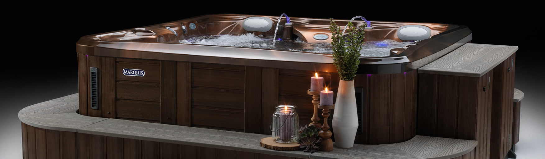 Relax in a quality Marquis Hot Tub