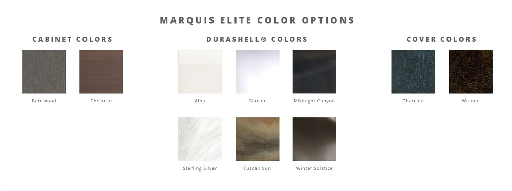Marquis Spas Celebrity Elite Series Colors