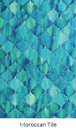 moroccan Tile pool liner