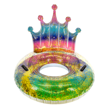 43in Rainbow Glitter Tiara Tube