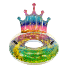 43in Rainbow Glitter Tiara Tube