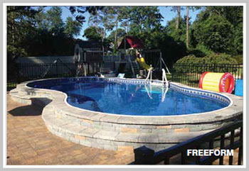 Freeform Onground Pool