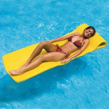 SOFSKIN FLOATING MATTRESS YELLOW SWIMLINE