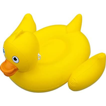 Inflatable Pool Toys Swimline Giant Lucky Ducky Ride-On (90620)