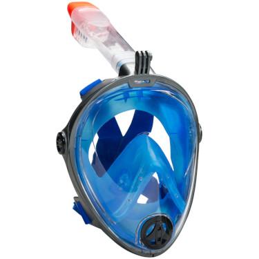 Leader Snorkel Mask - Blue and Black (Large)