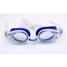 Swimming Goggles Leader Sports Aqua Sport Clear/Purple/White Goggles (AG1830CPW)