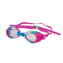 Stingray Women Clear/ Pink Tie Dye Goggles